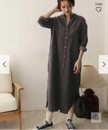 URBAN RESEARCH DOORS 셔츠 원피스 M 차콜