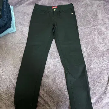 MARUKO 힙업 팬츠 스키니 데님 블랙