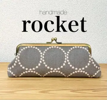 핸드메이드 펜 케이스 가마구치 탬버린 DOP 그레이 미나 페르호넨 1