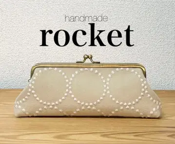 핸드메이드 펜 케이스 가마구치 탬버린 DOP 에크루 미나 페르호넨