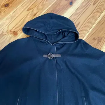 23구 판초 코트 네이비