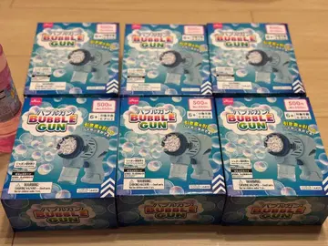 사용 완료 버블건 6개 세트, 샤봉 버블 보틀 잔량 1.5개