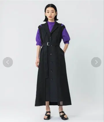 UNITED TOKYO 미스처 시어 베스트 원피스