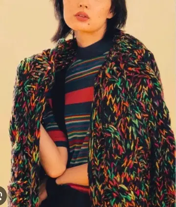 CABaN 멀티 컬러 니트 가디건 tomorrowland