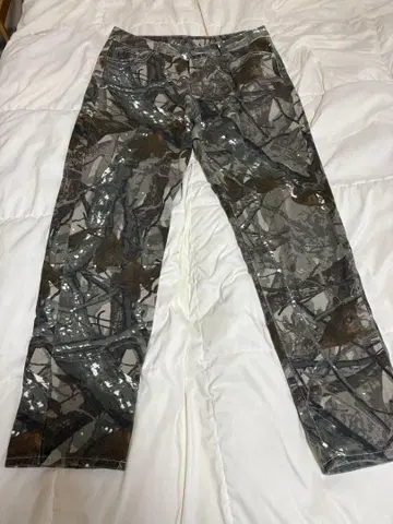 리얼트리 패턴 코튼 팬츠 사이즈 36