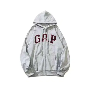 GAP 그레이 풀 집업 후드티 M 사이즈