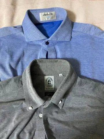 오리히카 수트 컴퍼니 버튼 다운 와이드 칼라 셔츠 2장 세트