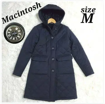[ 새상품급 ] MACKINTOSH 보아 퀼팅 후드 코트 여성용 S