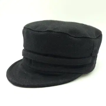 yarmo  잉글랜드제 빈티지 울 워크캡 블랙