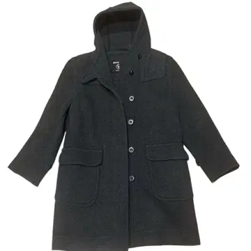 인버티어 invertere 더플 코트 헤링본 그레이