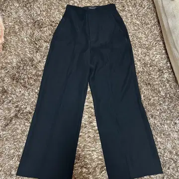 BLENHEIM 블랙 와이드 팬츠 xxs 엠프리미어