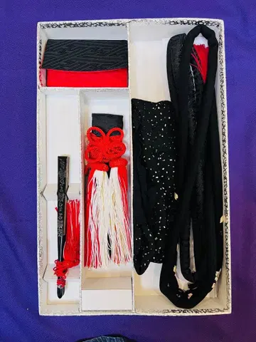 카이켄 하코세코 마루구케 스에히로 오비 장식 천