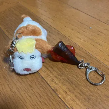 지브리 하울의 움직이는 성 힌과 카르시퍼 키링 세트