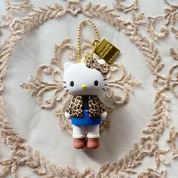 헬로키티전 한정판 마스코트 참 A 레오파드 무늬