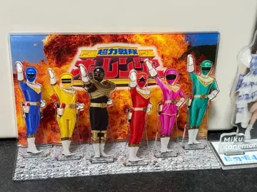 전 슈퍼 전대전 아크릴 디오라마 오레인저 & 고고파이브 세트