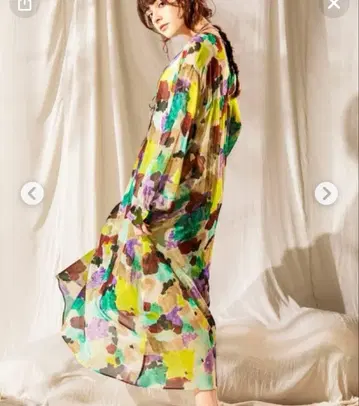 AMERICAN RAG CIE 추상 프린트 원피스