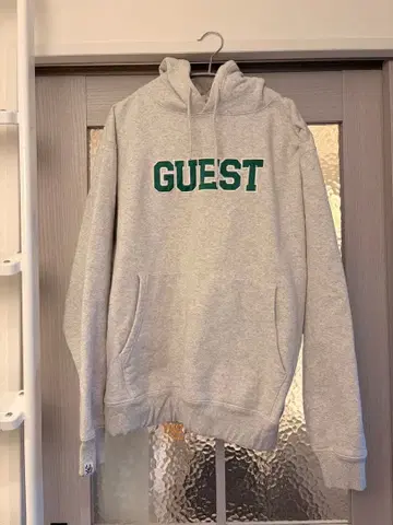 SPECIAL GUEST K.K 후드티 맨투맨 그레이 그린 로고