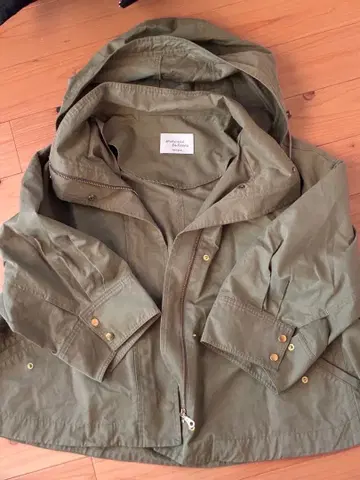 smile and be happy 후드 부착 마운틴 후드티