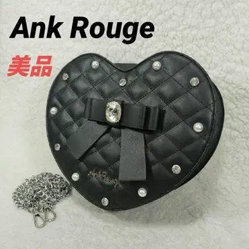 새상품급 Ank Rouge 숄더백 하트 퀼팅 리본