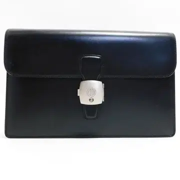 새상품급 dunhill 던힐 세컨드 백 클러치백 블랙 프랑스제