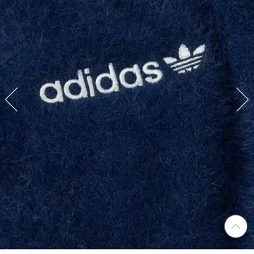 새상품 adidas 아디다스 플러피 가디건 [ M ] 네이비