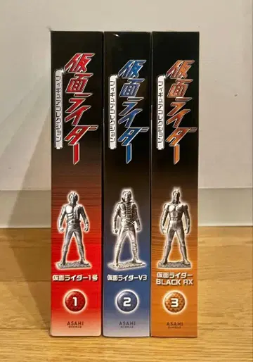 가격 인하 가능 1~3 가면라이더 피규어 컬렉션 아사히 신문