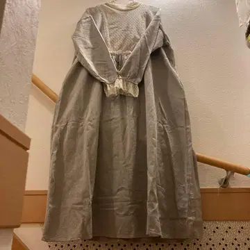 Samansa Mos2 도트 튤 스퀘어 부착 원피스