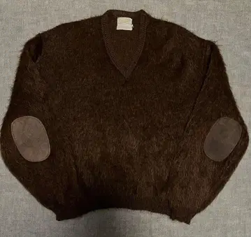 60s USA제 모헤어 V넥 스웨터 / 털 길이 김