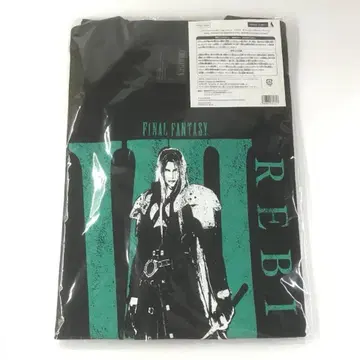 세피로스 파이널 판타지 T셔츠 블랙 그린 프리 사이즈