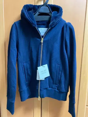 아라아라 ara:ara 네이비 풀 집업 후드티