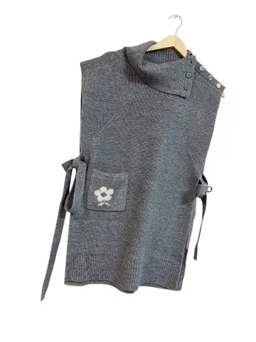 엠즈 그레이시 꽃 모티브 니트 베스트 42