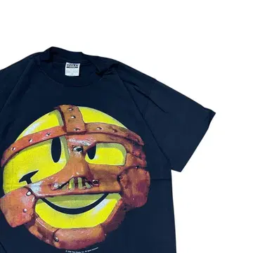 WWF Mankind 믹 폴리 T셔츠 블랙 L