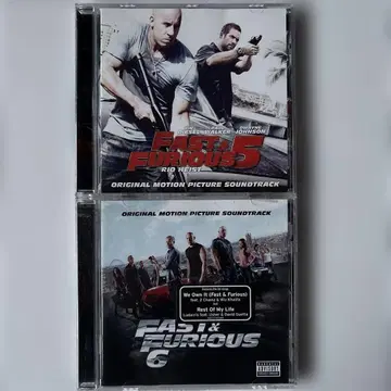 Fast & Furious 5 & 6 사운드트랙 2장 세트 수입반