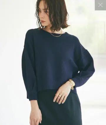 La boutique Bon Bon 크롭 카노코 니트