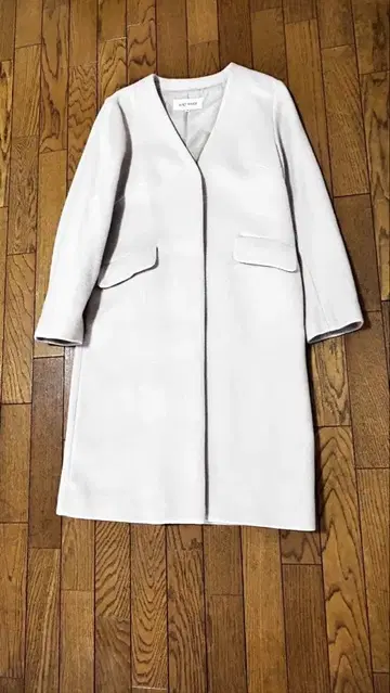 노카라 롱 코트 라이트 그레이