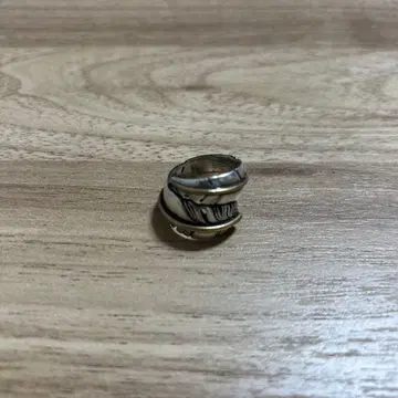 실버 페더 반지