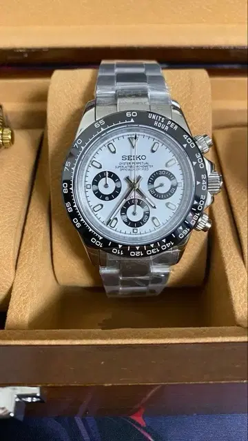 vk63 커스텀 모드 39mm 케이스 크로노그래프 손목시계