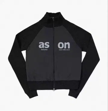 AS'ON 아즈온 SALT 집업 자켓 CHARCOAL