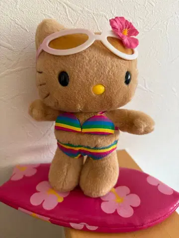 초 레어 상품 일광화상 키티 서핑 헤이세이 키티 레트로 새상품급