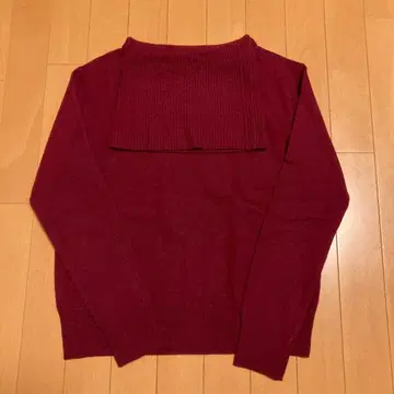 UNIQLO 캐시미어 100% 오프 터틀 니트