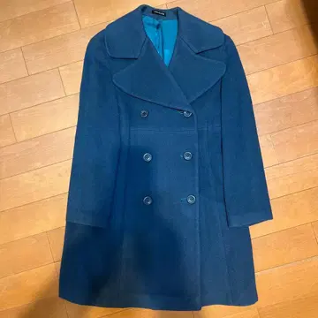 Miss Alice 다크 그린 더블 브레스트 코트