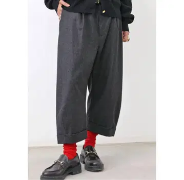 라빠르망 두지엠 클라세 플란넬 카비 팬츠