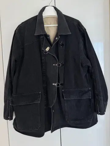 다크 그레이 데님 자켓