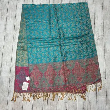 새상품 스톨 숄 숄더 스카프 머플러 화려한 큰 보온