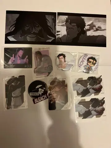 BLEACH 원화전 아스킨 너클바르 캔뱃지 카페