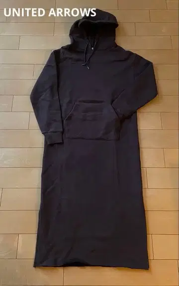[ 유나이티드 애로우즈 ] 후드 부착 롱 원피스