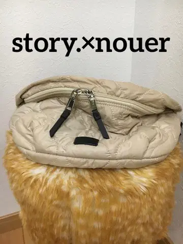 [ story. x nouer ] 퀼팅 웨스트 파우치 숄더백