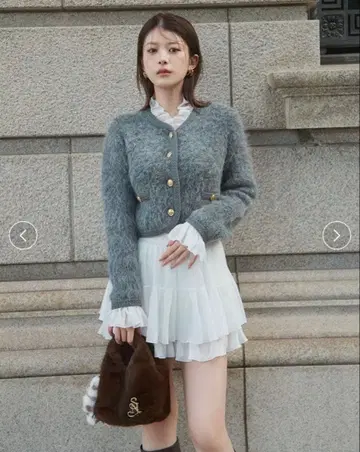 립플 라인 미니 스커트 숏 팬츠