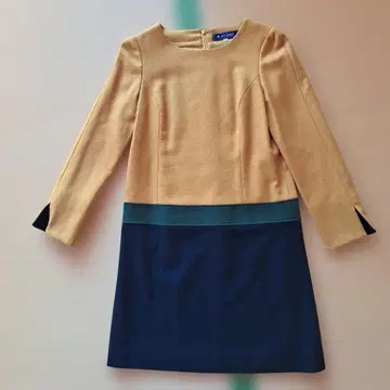 엠즈 그레이시 가을 겨울용 무릎 기장 긴팔 원피스