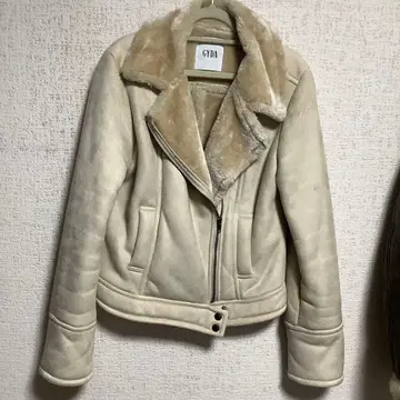 GYDA 무스탕 라이더 자켓